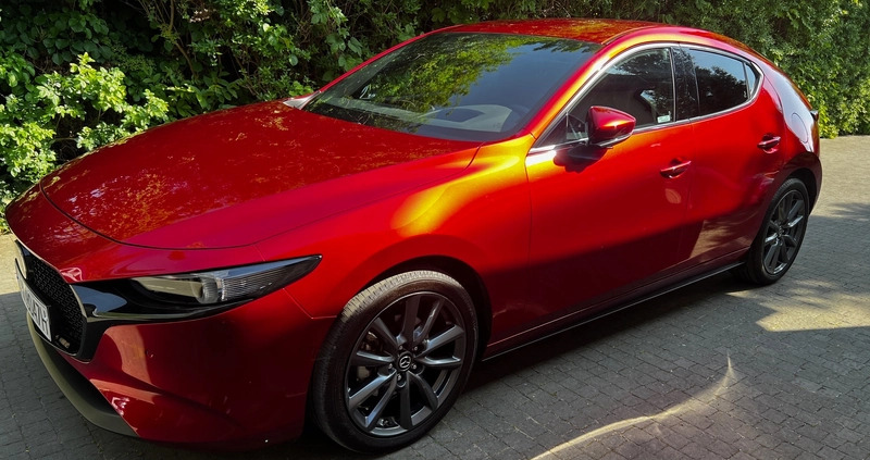 Mazda 3 cena 123300 przebieg: 6800, rok produkcji 2021 z Zdzieszowice małe 79